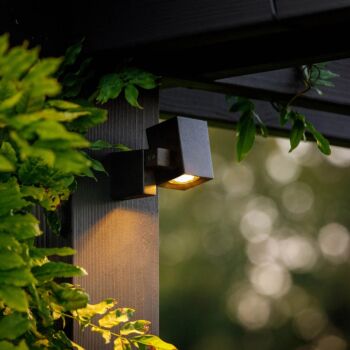 Lightpro Quartz wandlamp zwart