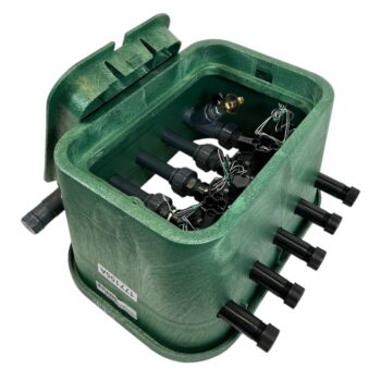 RAINBIRD 5 groepen kleppenput 1" - 9Vdc - met afblaaspunt - RTS Premium