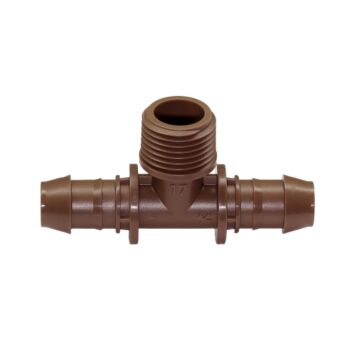 RainBird XFF T-stuk 2x tule x 1/2" buitendraad