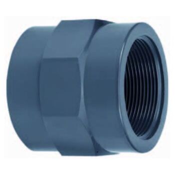 PVC schroefbus 16 x 3/8'' binnendraad