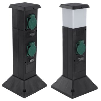 Tuinpalen met stopcontact