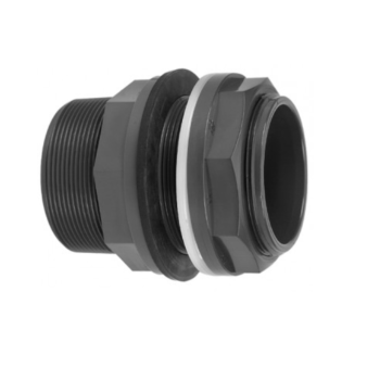 PVC doorvoer 1¼" x 1¼" buitendraad VDL