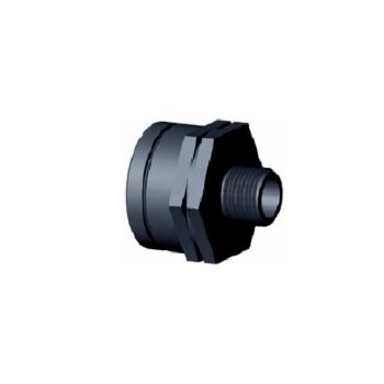 Verloop binnendraad x buitendraad PP zwart