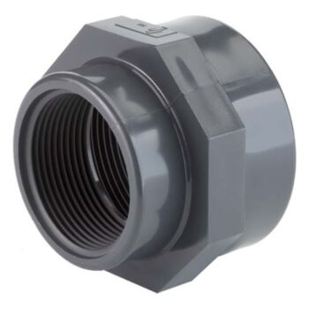  PVC Draadsok 1" x 3/4"  binnendraad