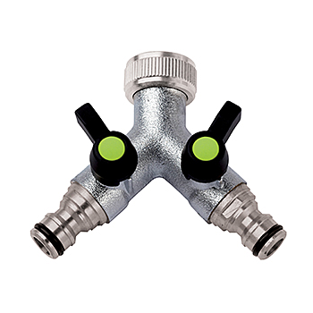 Y-verdeler voor waterkraan met 3/4 binnendraad aansluiting