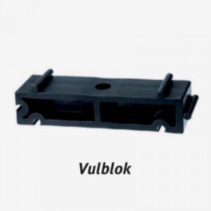 Vulblok voor buisklem 90mm