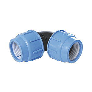 Klemkoppeling knie 32mm KIWA