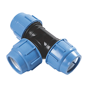 Klemkoppeling T-stuk 20mm KIWA