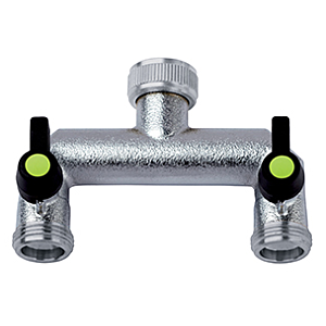 Kraanverdeler splitter 2 x 3/4 aansluiting